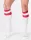 Fußballsocken – auf weißem Grund