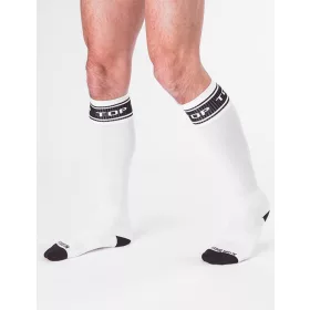 Fußballsocken – Oberteil mit Inschrift