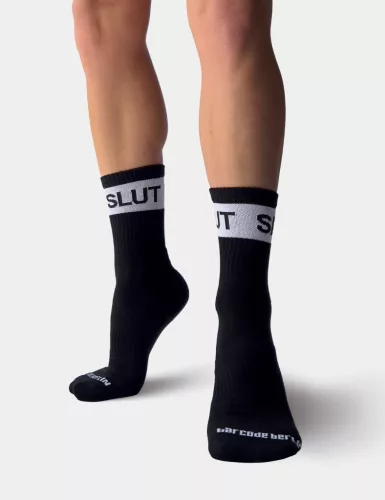 Fetisch-Halbsocken – mit Inschrift