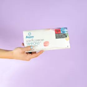 Beppy Tampon WET - Bebricated Sponge Tampon - 4 Stück