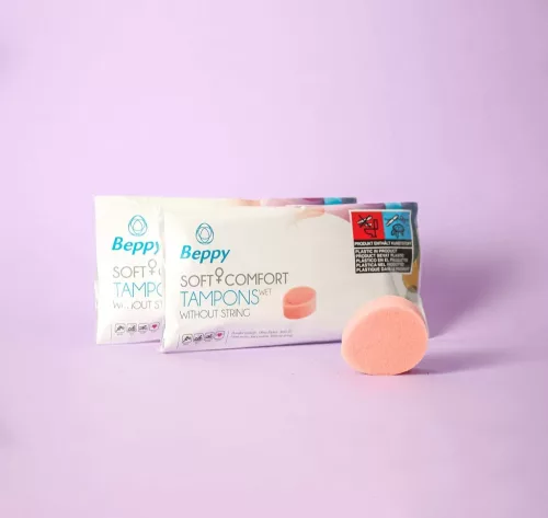 Beppy Tampon WET - Bebricated Sponge Tampon - 4 Stück