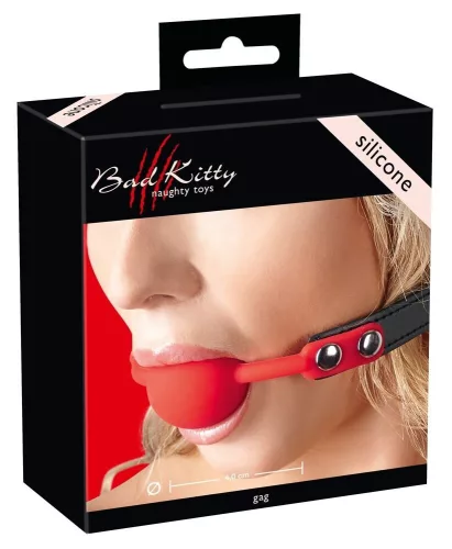 Bad Kitty Red Gag Silikon