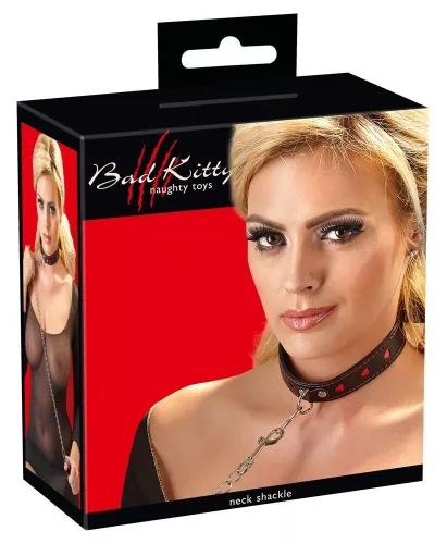 Schlechtes Katzenhalsband und Leine