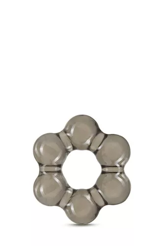 BLEIB HART DICKE PERLE SCHWANZ RING SCHWARZ