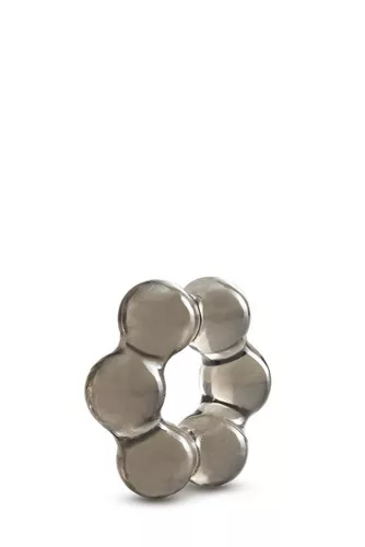 BLEIB HART DICKE PERLE SCHWANZ RING SCHWARZ