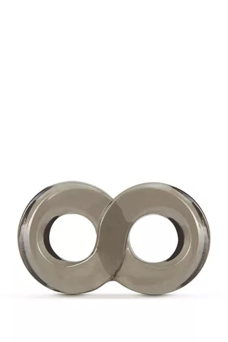 BLEIB HART PENISRING UND KUGELGURT SCHWARZ