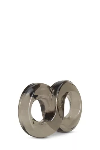 BLEIB HART PENISRING UND KUGELGURT SCHWARZ