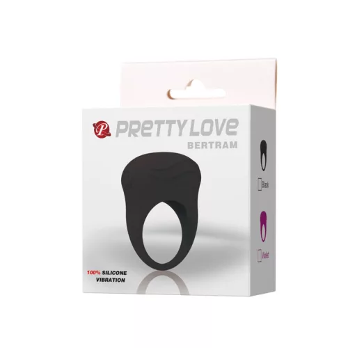 PRETTY LOVE - BERTRAM BLACK VIBRÁTOR GYŰRŰ