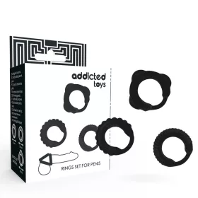 ADDICTED TOYS - C-RING SET BLACK