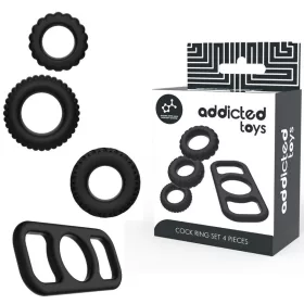 ADDICTED TOYS - COCK RING SET 4 DARAB