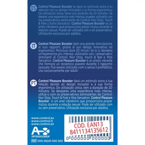 CONTROL - PLEASURE BOOSTER VIBRÁTOR GYŰRŰ