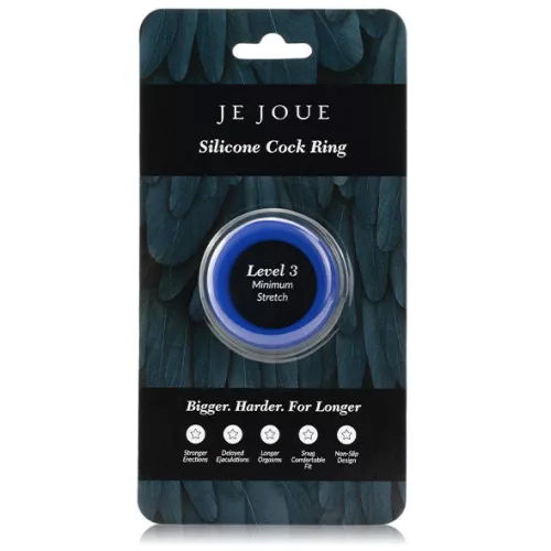 JE JOUE - KÉK SZILIKON GYŰRŰ - MINIMÁLIS FOJTÁS