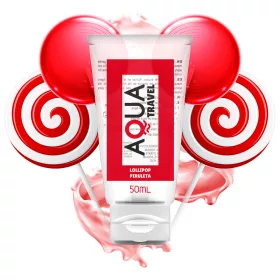 AQUA TRAVEL - LOLLIPOP ÍZŰ VÍZALAPÚ SÍKOSÍTÓ - 50 ML