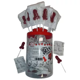   DIABLO PICANTE - 50 EPER ÉS CSERESZNYE CUKORKA PÉNISZ, NYALÓKA 50 EGYSÉG