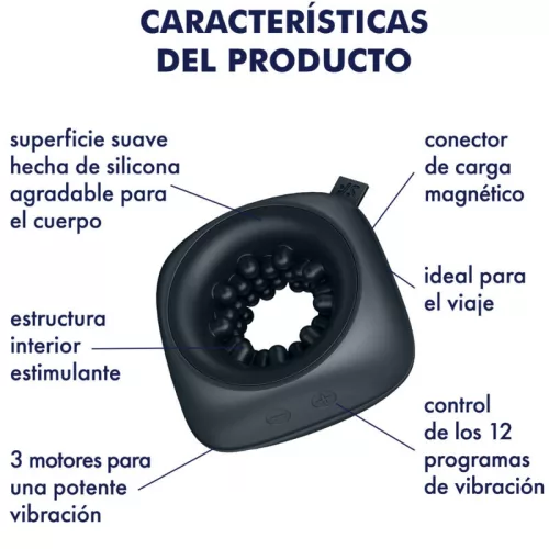 SATISFYER - RING STROKER MASZTURBÁTOR ÉS VIBRÁTOR