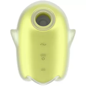  SATISFYER - VILÁGÍTÓ SZELLEM LÉGPULZUS ÉS VIBRÁTOR SÁRGA