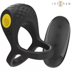   INTENSE - ALEX VIBRÁTOR DOUBLE PENIS RING 10 VIBRATIONS BLACK