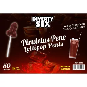   DIABLO GOLOSO - 50 PÉNISZNYALÓKA RON COLA ÍZŰ 10% ALKOHOL