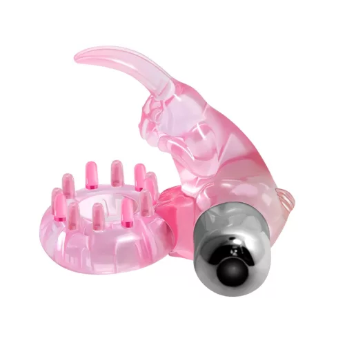 Penisring mit Bullet-Vibrator Pink 1