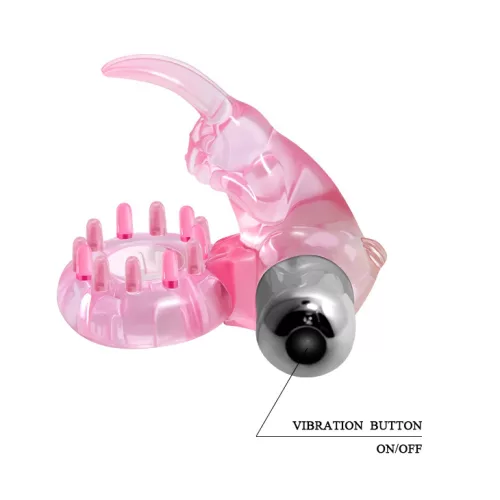 Penisring mit Bullet-Vibrator Pink 1