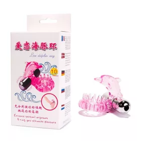 Penisring mit Kugelvibrator Pink 2