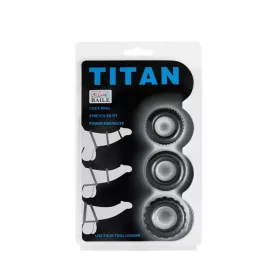 Titan 3 in 1 Silikonringe Schwarz