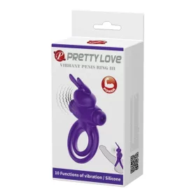Pretty Love Vibrant Penis Ring 3 Lila