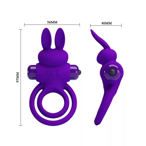Pretty Love Vibrant Penis Ring 3 Lila