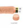Tragbarer Jeff Realistischer Mehrgang-Vibrator 7,6"