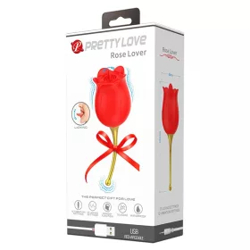 Hübsche Rosenliebhaberin