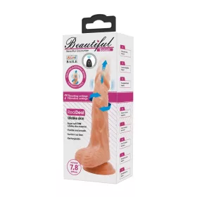   Wunderschöner Bodach 7,8" Fernbedienungs-Vibrierender Dildo