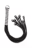 8 Tail Polish Leather Flogger 22 Zoll