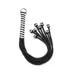 8 Tail Polish Leather Flogger 22 Zoll