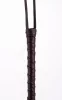 Calf Leather Handle Saddle Leather Tails Black