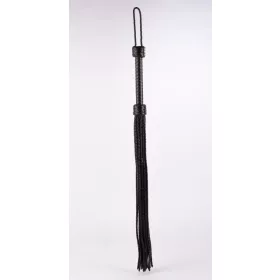 Kid Handle Kid Leather Geflochtene Schwänze Schwarz