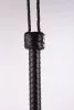 Kid Handle Kid Leather Geflochtene Schwänze Schwarz