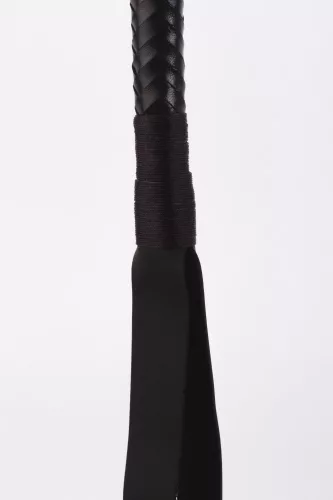 28" Kid Leather 9 Tails Flogger Black_B15O25_3