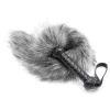 Whip for Caress – érzéki korbács, 45 cm szürke