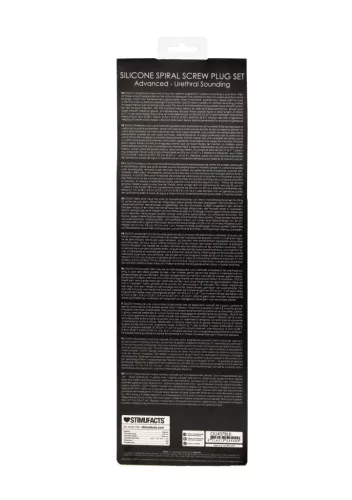 Silicone Spirál Dugasz Készlet – Prémium húgycsőizgató
