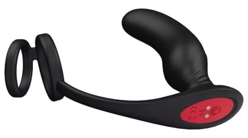 Lanco – vibráló plug és péniszgyűrű kombináció