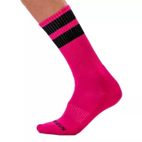 Edzőzokni – pink-fekete színkombinációban