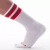 Fehér-Piros Sportzokni - stílusos edzéshez