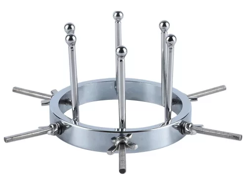 Prémium fém anális retractor – 9,5 cm hosszú élvezet