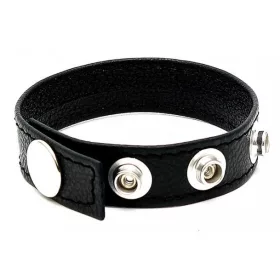   Luxe bőr péniszgyűrű 4 patenttal – elegáns és tartós