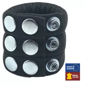 Prémium bőrből készült herefeszítő 190g - 6 patenttal