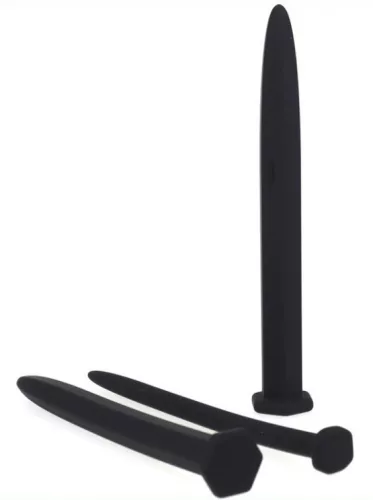 Hexagon – 3 db szilikon urethra kúp (15 cm, 8-12-16 mm)