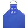 Schaukelbett aus Leder – verstellbare 4-Punkt-Version in Blau