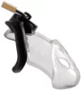 Rickers Chastity Cage – átlátszó intimméret 9 x 3 cm