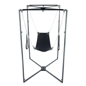 Kit Sling – fekete, csábító bőrszíj armaturával