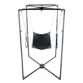   Kit Sling Cuir Carré Noir – prémium bőr keret érzékiséghez